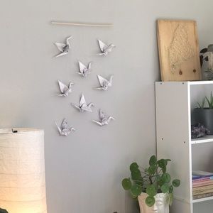 Floating Origami Wallhanging